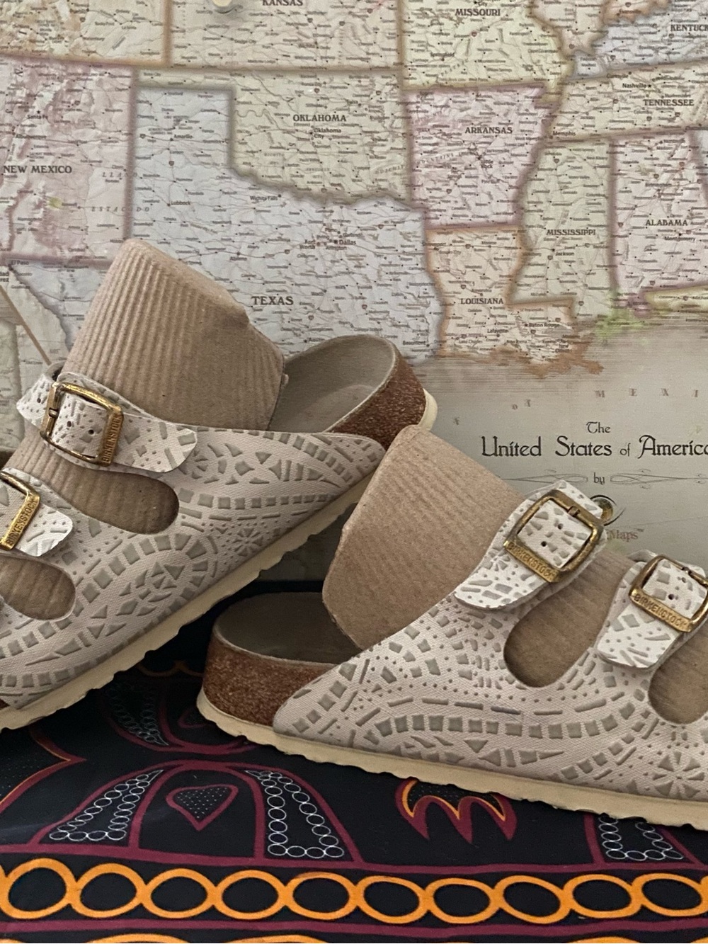 Pre-owned Birkenstock Florida by Papillio Sandal in Beige Sz 41/10 Women’s
